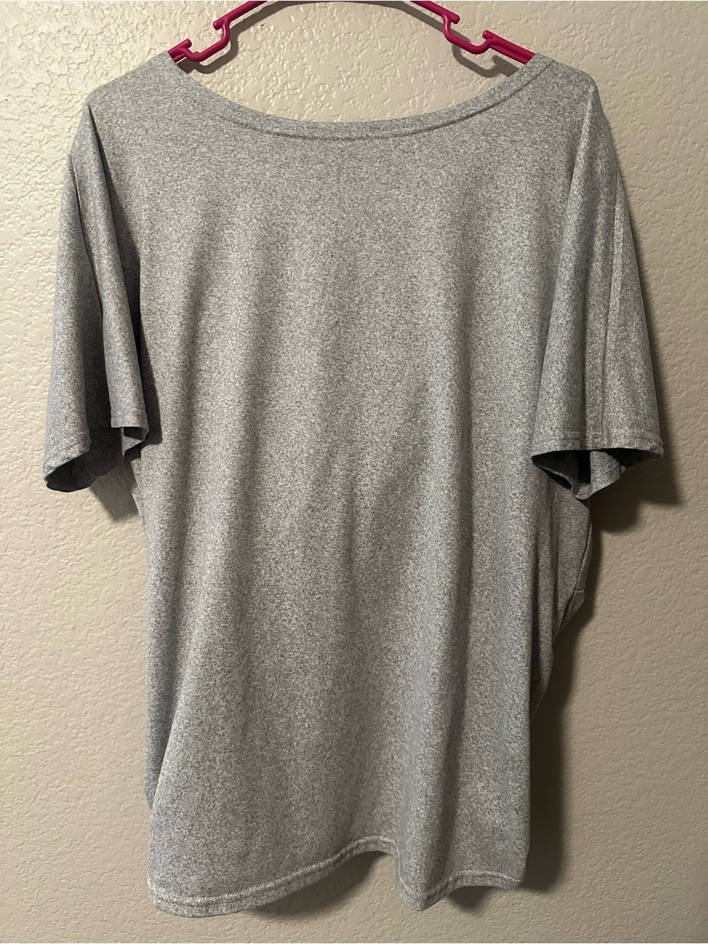 women’s size M medium Grey Short-Sleeve Casual Shirt Shein